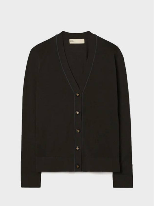 Simone Knit Cardigan Black - TORY BURCH - BALAAN 2