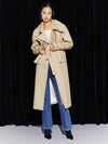 COTTON TWILL TRENCH COAT BEIGE - KIMDOH - BALAAN 4