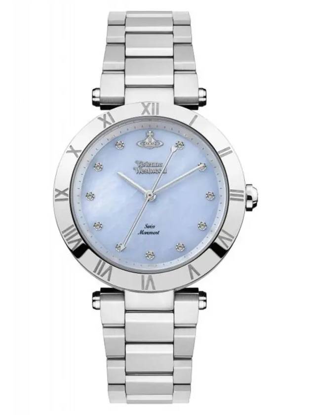 Montagu Metal Watch Blue Silver - VIVIENNE WESTWOOD - BALAAN 4