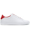 Women's Urban Street Low Top Sneakers White Red - GIVENCHY - BALAAN 1