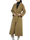 Max Mara Esturia Women s Wool Coat Camel 2429016131600 045 - S MAX MARA - BALAAN 2