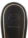 Women's Metal Logo Miller Flip Flops Black - TORY BURCH - BALAAN 5