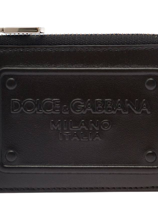 Card Holder WITH Embossed Plaque BP3274AG218 80999 NERO B0170467280 - DOLCE&GABBANA - BALAAN 4