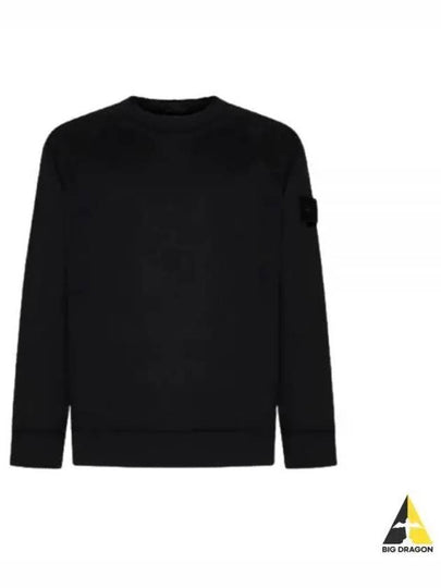 Compass Badge Sweatshirt Black - STONE ISLAND - BALAAN 2