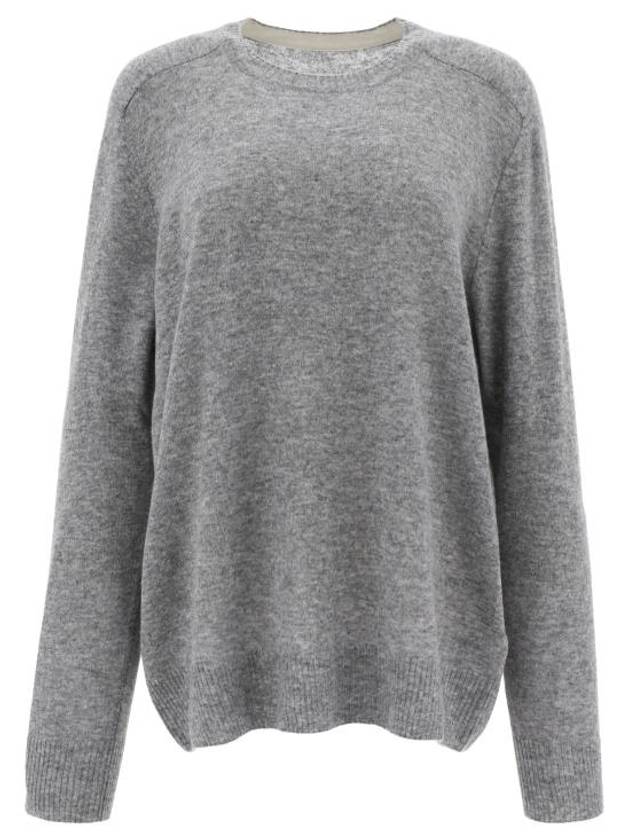 Lambswool Sweater Knit Top Grey - MAISON MARGIELA - BALAAN 2