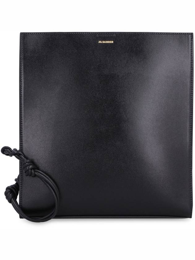 Tangle Medium Leather Cross Bag Black - JIL SANDER - BALAAN 3