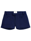 Boucle Shorts Navy - AMI - BALAAN 2