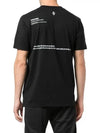 Floppy Disk Print Cotton Short Sleeve T-Shirt Black - MARCELO BURLON - BALAAN 3