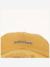 La Casquette Artichaut Cotton Ball Cap Yellow - JACQUEMUS - BALAAN 4