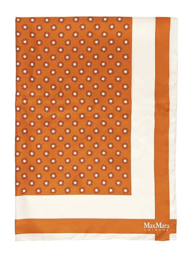 Orel Silk Scarf Orange - MAX MARA - BALAAN 2