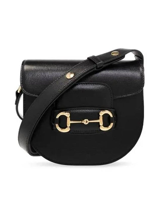 Horsebit 1955 Mini Rounded Cross Bag Black - GUCCI - BALAAN 2