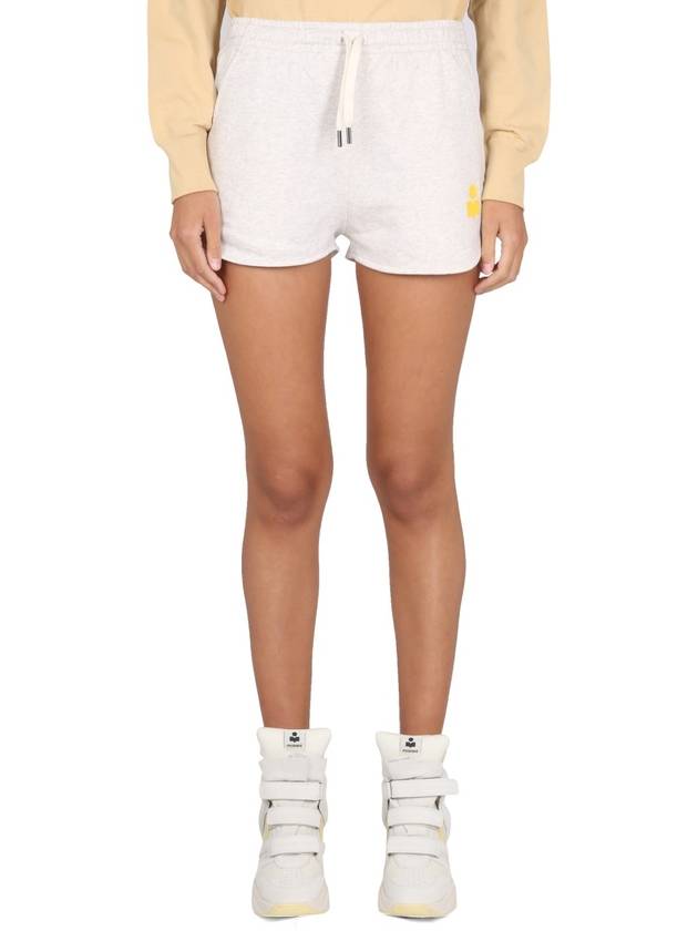 Mipha logo banding short pants - ISABEL MARANT - BALAAN 1