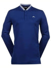 Men's Tyson Long Sleeve Regular Fit Polo Shirt  Sodalite Blue - J.LINDEBERG - BALAAN 2