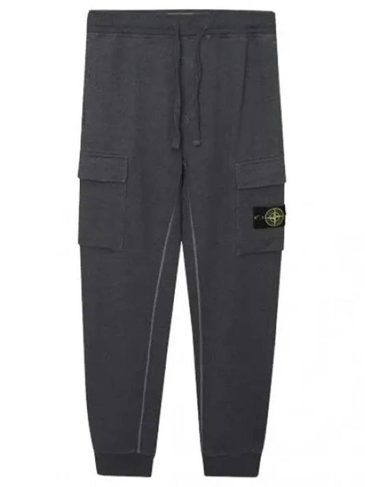 Cotton Fleece Garment Dyed Jogging Pants Men s Training - STONE ISLAND - BALAAN 1