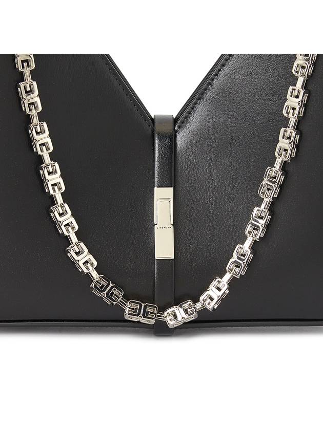 Mini Cut Out Box Chain Shoulder Bag Black - GIVENCHY - BALAAN 9