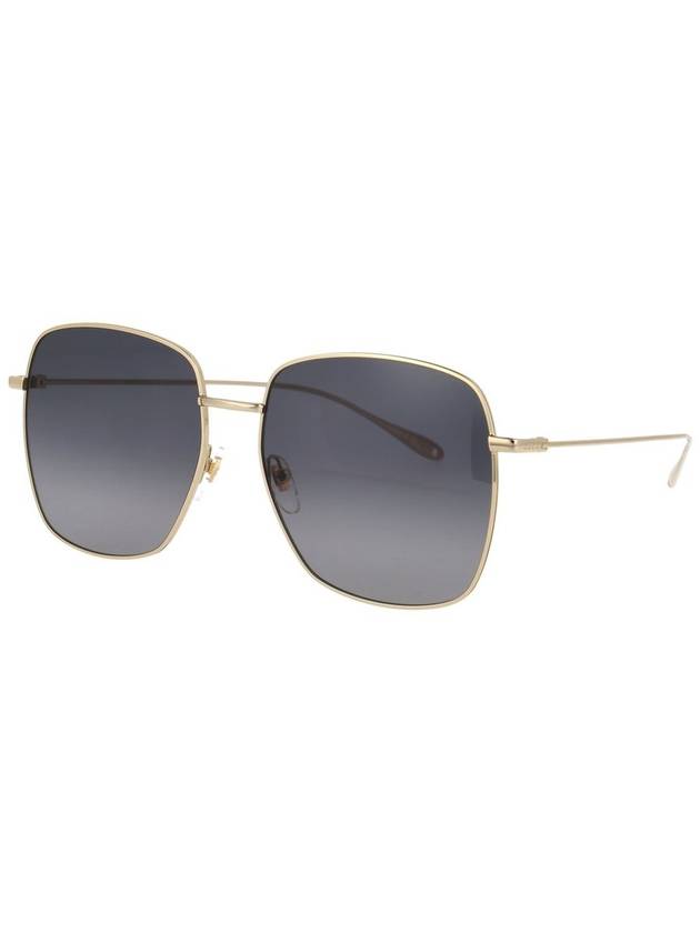 Eyewear Square Metal Gold Sunglasses Gray - GUCCI - BALAAN 3