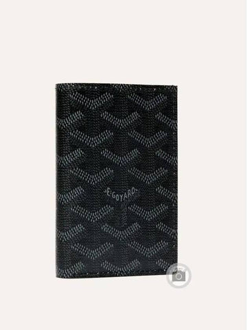 Card wallet men s Saint Pierre jet black APPMIERRE 52 - GOYARD - BALAAN 1