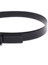 V Logo Signature 30MM Leather Belt Black - VALENTINO - BALAAN 6