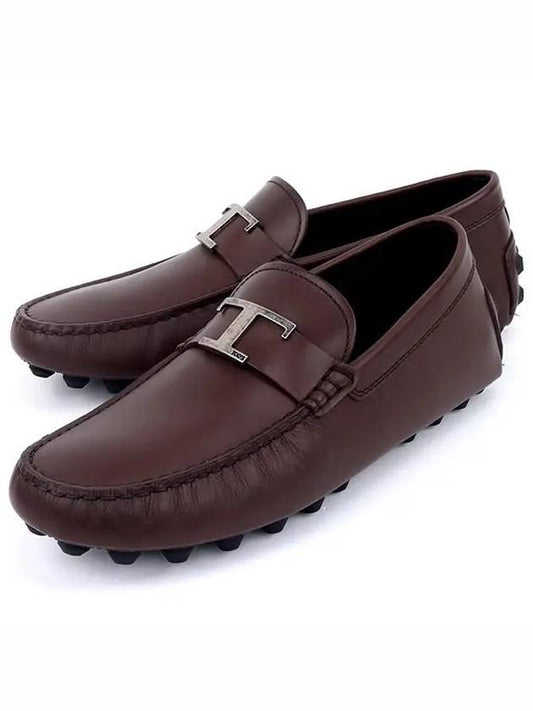 Men's Macro Rubber Driving Shoes Brown - TOD'S - BALAAN 2