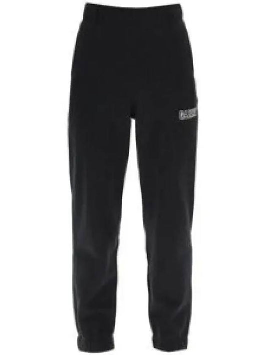 Side Logo Cotton JoGGer Track Pants Black - GANNI - BALAAN 2