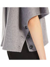 Roll Cashmere Cape Jacket Grey - MAX MARA - BALAAN 3