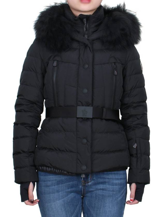 Grenoble Beverley Hooded Ski Short Padded Black - MONCLER - BALAAN 3