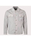 Chrome R Pocket Over Long Sleeve Shirt Grey - CP COMPANY - BALAAN 3