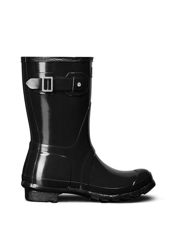 Original Short Gloss Rain Boots Black - HUNTER - BALAAN 1