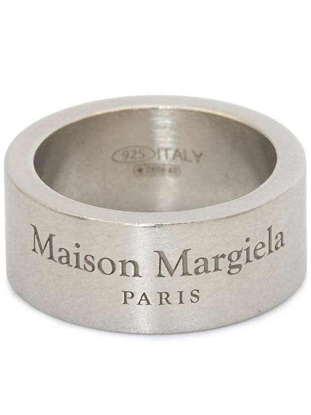 Engraved Logo Ring Silver - MAISON MARGIELA - BALAAN 2