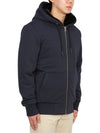 Classic Bunny Zip Up Hoodie Black Lining Navy - MOOSE KNUCKLES - BALAAN 5