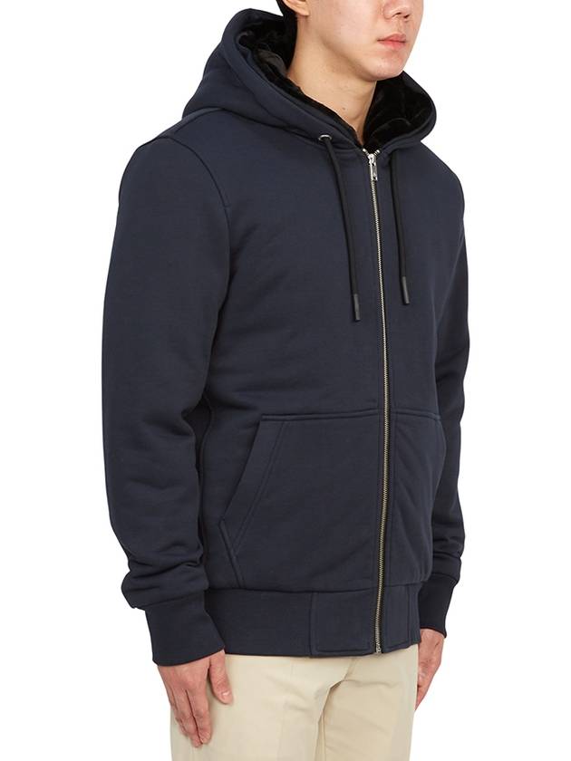 Classic Bunny Zip Up Hoodie Black Lining Navy - MOOSE KNUCKLES - BALAAN 5