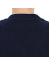 Men's Lens Wappen Lambswool Cardigan Navy - CP COMPANY - BALAAN 11