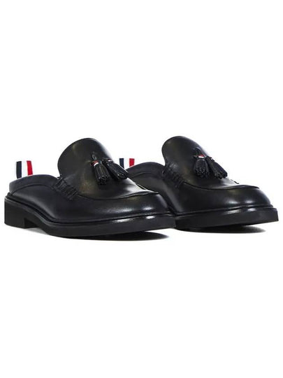 Men's Three Stripes Tab Tassel Bloafers Black - THOM BROWNE - BALAAN 2