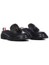 Men's Three Stripes Tab Tassel Bloafers Black - THOM BROWNE - BALAAN 4