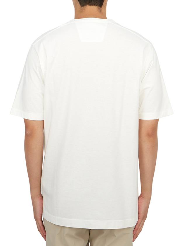 1020 Jersey British Sailor Short Sleeve T-Shirt White - CP COMPANY - BALAAN 4