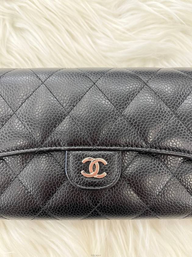 Daol Sangin Branch Classic long wallet caviar 22nd condition A - CHANEL - BALAAN 7