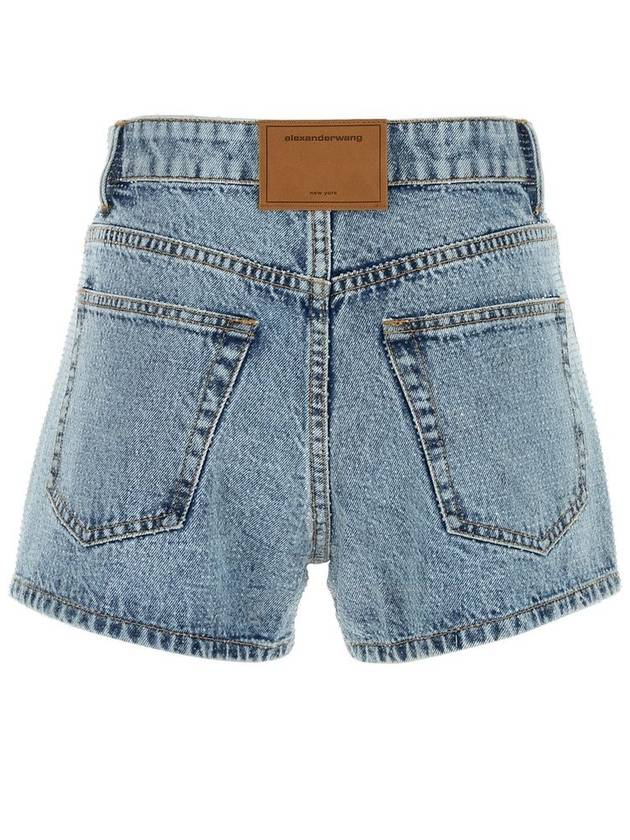 decorated high-rise denim shorts 1WC2244306486 - ALEXANDER WANG - BALAAN 3