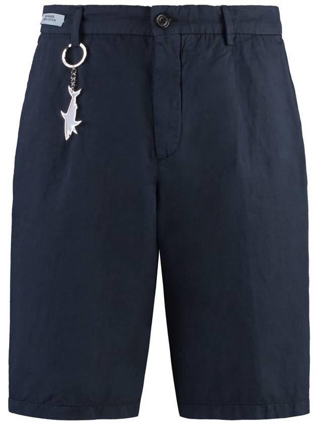 Paul & Shark Cotton And Linen Bermuda-Shorts - PAUL & SHARK - BALAAN 1