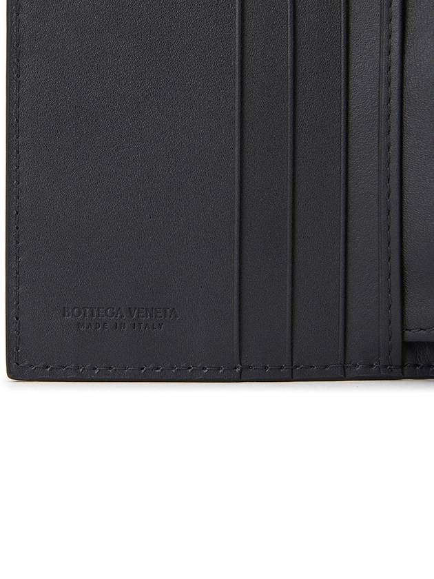 Intrecciato Small Folder Half Wallet Dark Grey - BOTTEGA VENETA - BALAAN 7