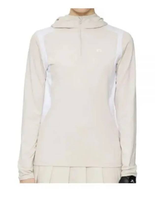 Mae Quarter Zip Hood GWJS11076 U029 Women s - J.LINDEBERG - BALAAN 1