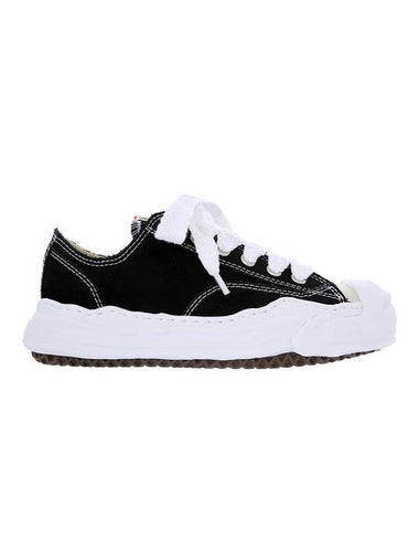 Hank OG Sole Low Top Sneakers Black - MAISON MIHARA YASUHIRO - BALAAN 1