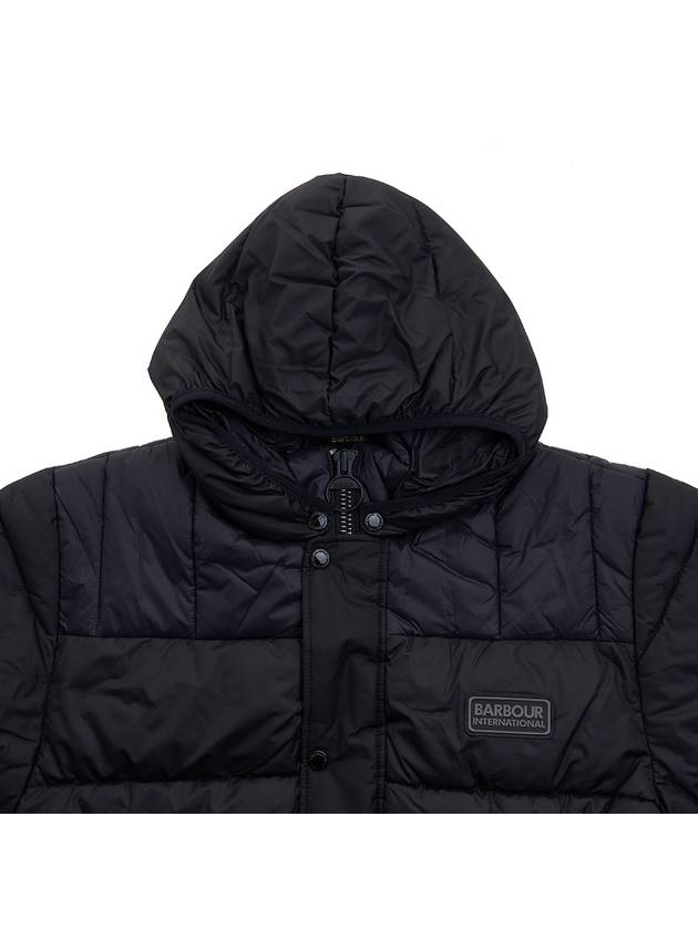 Logo Patch Padded Black - BARBOUR - BALAAN 4