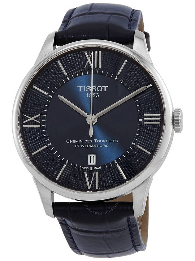 Tissot Chemin Des Tourelles Automatic Blue Dial Men's Watch T099.407.16.048.00 - TISSOT - BALAAN 1