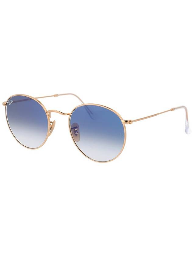 Eyewear Round Frame Sunglasses Blue - RAY-BAN - BALAAN 3