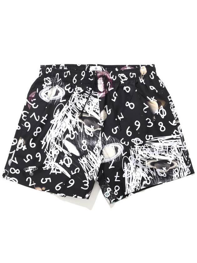 Graphic Print Swim Shorts Black - VIVIENNE WESTWOOD - BALAAN 2