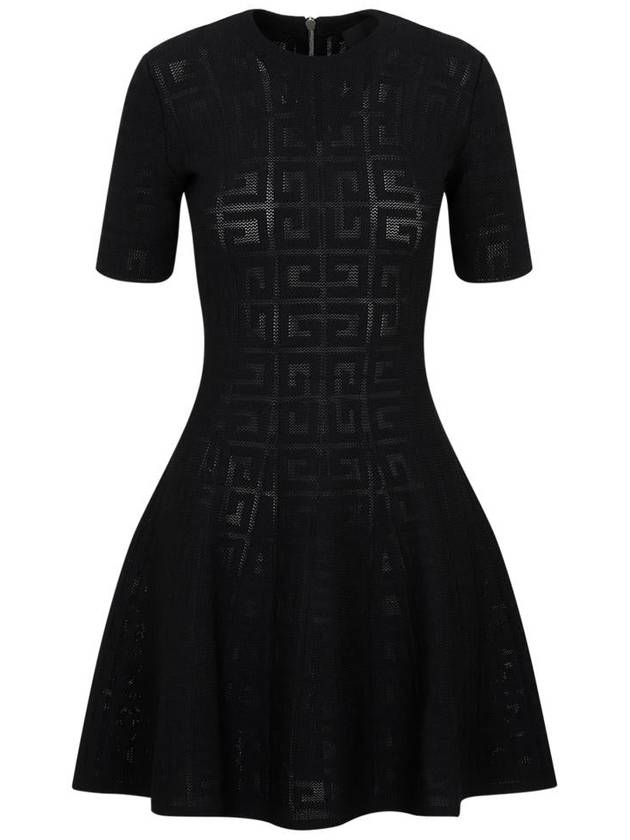 4G Monogram Midi Dress Black - GIVENCHY - BALAAN 2