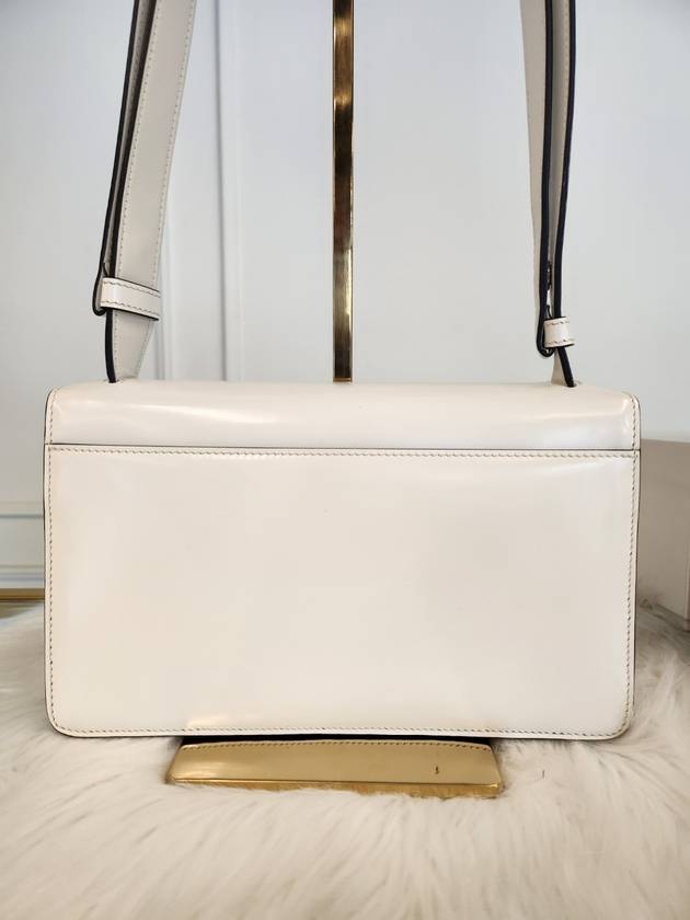 Women s Brushed Leather Shoulder Bag White 1BD321 Condition - PRADA - BALAAN 3