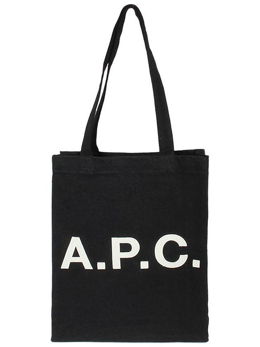 Logo Denim Eco Tote Bag Black - A.P.C. - BALAAN 2