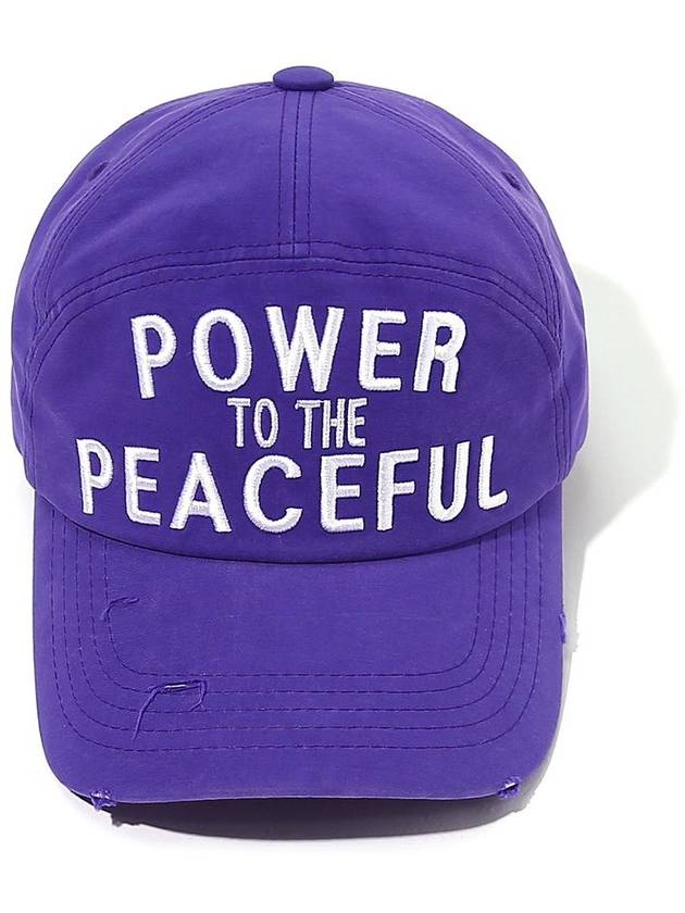 Power to the Peaceful Panel Cap Purple - OGARP - BALAAN 2