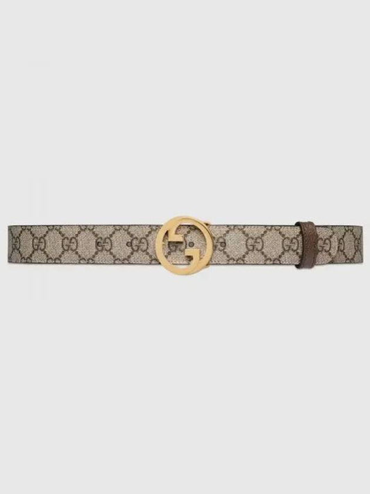 Blondie GG Supreme Canvas Belt Beige - GUCCI - BALAAN 2